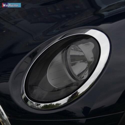 2 Pcs Car Headlight Protective Film Restoration Transparent Black TPU Sticker For MINI Clubman F54 JCW Cooper S Accessories