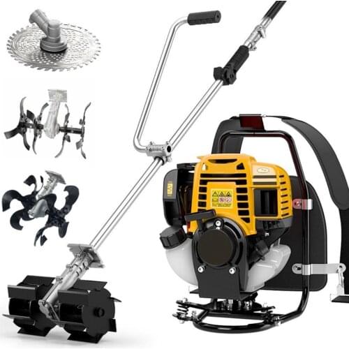 2-stroke lawn mower,backpack-type multi-function brush cutter,household gasoline trimmer for garden weeding/loosening/trenching