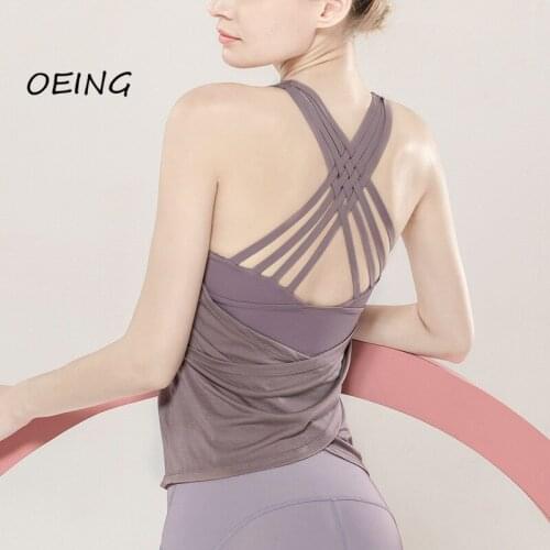 2021 Yoga Vest Womens Tops Gym Clothes Fashion Sports Bra Women Blouses