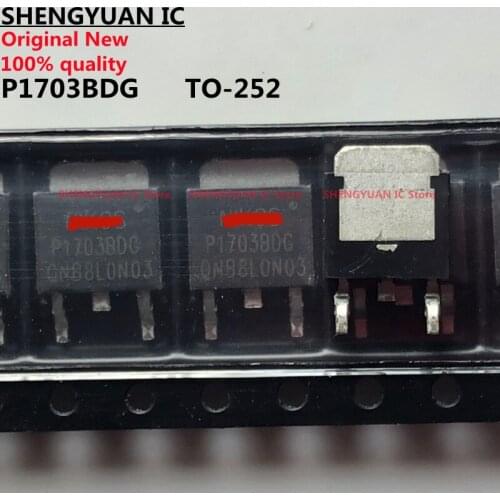 20 pcs/lot P1703BDG TO-252 P1703BD P1703 N-Channel 30-V (D-S) MOSFET 100% new imported original 100% quality