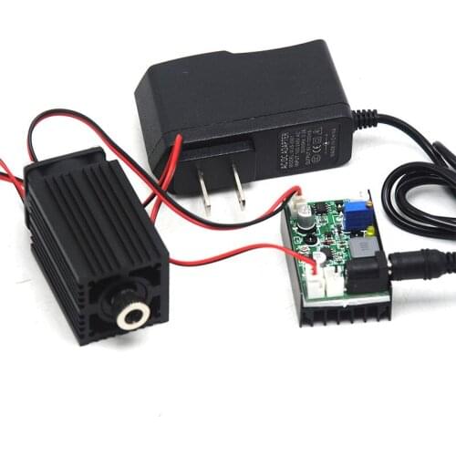 3350 Line Beam 850nm Infrared Laser Diode Module Focusable Head TTL Long-time Working 12V Adapter US/EU/UK