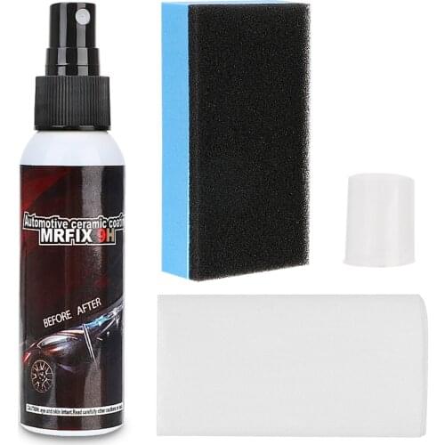 Car Wax Super Hydrophobic 9H Paint Care Auto Detailing Glass Coat Anti-scratch Spray Type Automotive Ceramic Coating