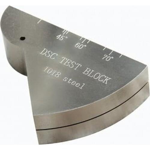 DSC Distance and sensitivity calibration block ultrasonic test block calibration