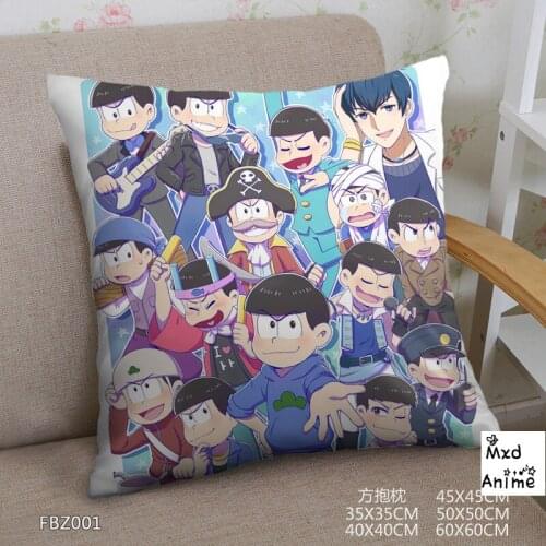 Home Textile Two Sided Square Pillow Case Osomatsu San Mr.Osomatsu San Brothers Dakimakura Pillowcase Anime Body Pillow Cover