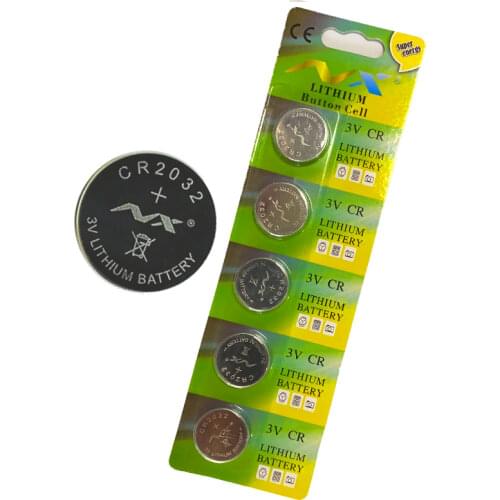 10pcs/2pack CR2032 3V Button Batteries BR2032 DL2032 ECR2032 Coin Cell Lithium Battery CR 2032 For Remote Watch Electronic Toys