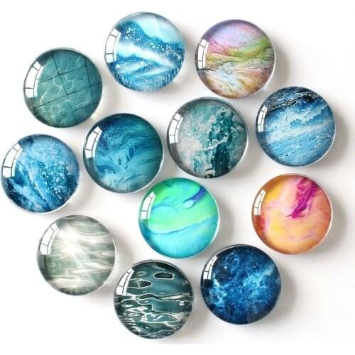 Creative Ocean Scenery Animal Crystal Glass Refrigerator Paste Magnetic Paste Cartoon Letter Glass Refrigerator Magnetic Paste