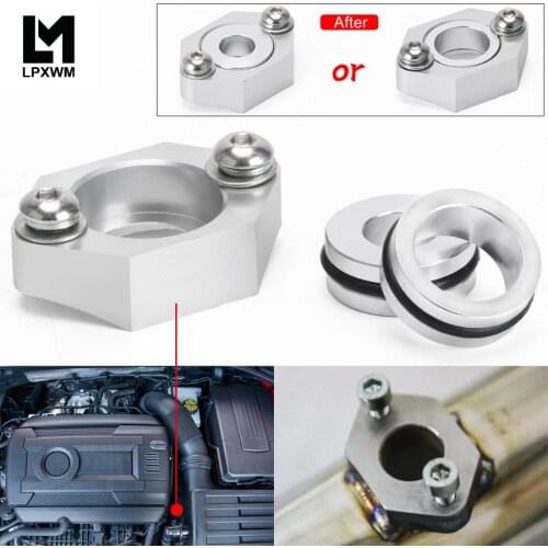 LPXWM - ALUMINUM MAP SENSOR FOR VW AUDI 1.8T FLANGE KIT For GOLF GTI BEETLE JETTA A4 PIPING KIT LPXWM-AD03