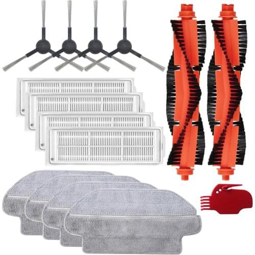 Main brush Washable Filter Side brush for Xiaomi Mijia 2nd generation STYTJ02YM Robot Vacuum Cleaner Mopping Cloth accessories