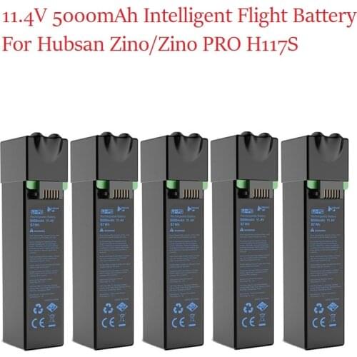 Original 11.4V 5000mAh Intelligent Flight Battery for Hubsan Zino/Zino PRO H117S RC Drone Quadcopter Spare Parts 11.4V battery
