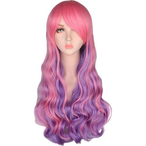 Descendants 3 Cosplay Evil Audrey Cosplay Wig Long Heat Resistant Synthetic Hair Cosplay Wigs +wig cap For adult Women Girls