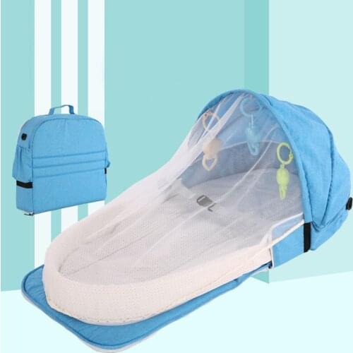 Portable Sleeping Baby Bed Breathable Crib For Baby Multi-Function Travel Mosquito Nest For Newborns Portable Cribs For Baby Bed