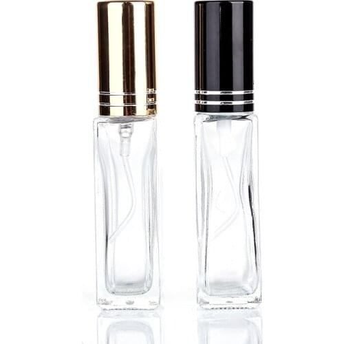 10 ml Portable Travel Refillable Perfume Atomizer Empty Glass Spray Bottle Small Cosmetic Container LX1307