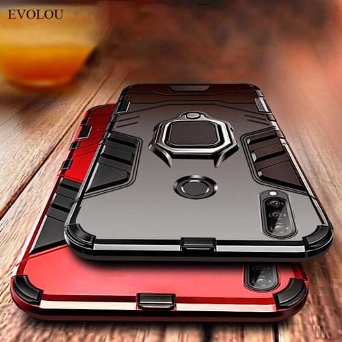 Shockproof Phone Case for Huawei Honor 20S Nova 5T Metal Ring Holder Hybrid Armor Cover Case for Huawei Honor 20 Lite 20 Pro