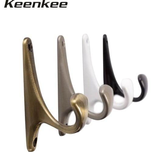 Wide open coat hooks vintage metal Clothes wall Hanger door hook for hat hanging