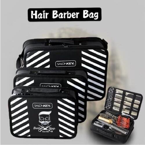 Salon Haridressing Barber Scissor Bag Multi-Function Storage Organizer Clippers Combs Hair Styling Accessories Case