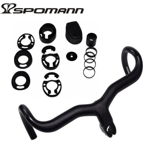 2021 Newest V shape Road bike T800 UD full carbon fibre bicycle handlebar carbon stem integrated 31.8 transform 28.6mm Free ship