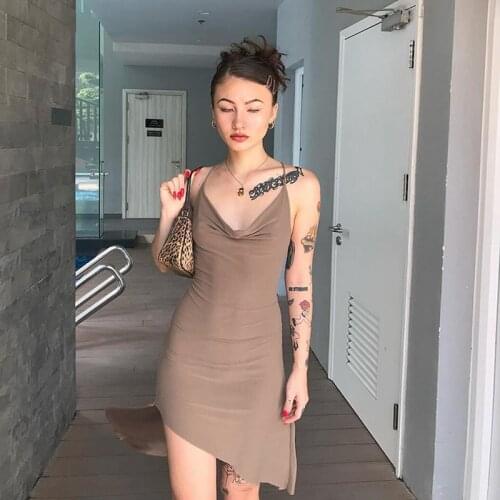 High Quality Dresses Women Lady Elegant Sexy V-neck Backless Fashionable Outfits Spandex Bodysuits For Women