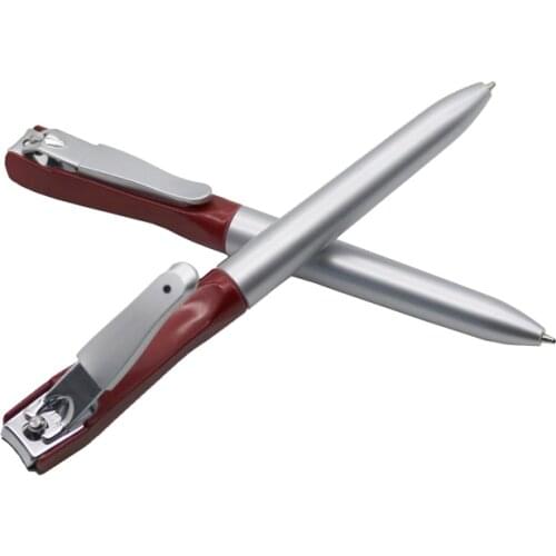 1 Pc Multifunction Nail Clippers Nail File 0.7mm Ball-point Pen Ballpoint Pen Tool Pen Student Prizes Gift For Office