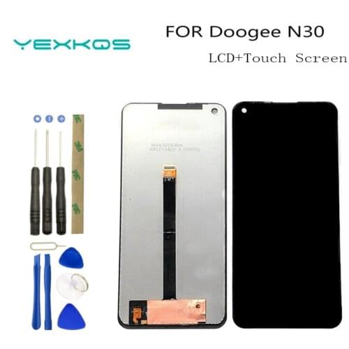 100% Original New for Doogee N30 LCD Display And Touch Screen 6.55 inch Digitizer Assembly For Doogee N30 Replacement +Tools