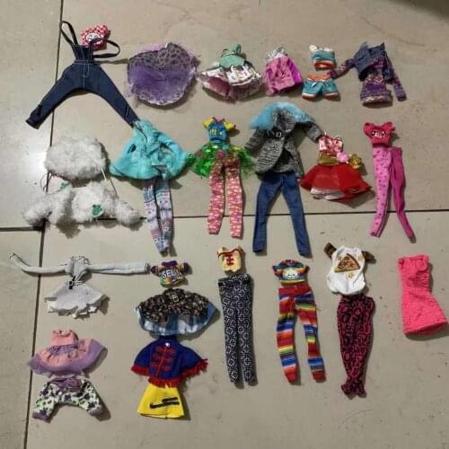 30cm doll bratz doll Monster High School Doll Clothes Skirt Suit Replacement Play Clothes