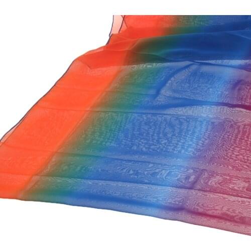 4x Flowy Silk Veil Poi Throw Balls for Belly Dance Costume Dancing Accessory