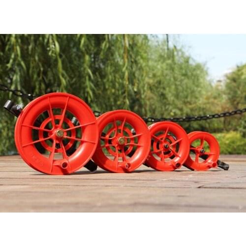 50M/100M Kite Reel Winder Flying Toys For Children Kites Accessories Outdoor Play Wheel line Twisted String Line Red Wheel Kite