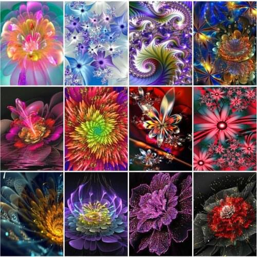 AZQSD Diamond Embroidery Mandala Mosaic Full Drill Rhinestones Diamond Painting Flower Cross Stitch Needlework Home Decor Gift