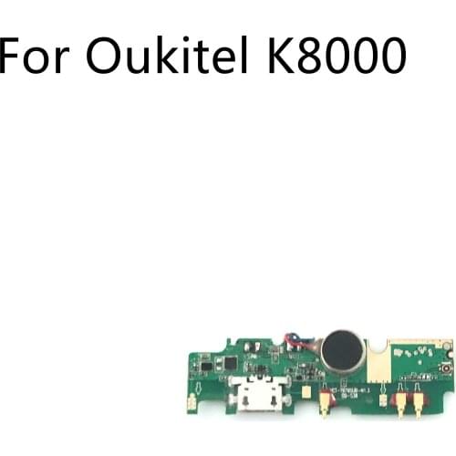 Used USB Plug Charge Board + Vibration Motor For Oukitel K8000 MTK6750T Octa Core 5.5" HD 1280*720 Smartphone