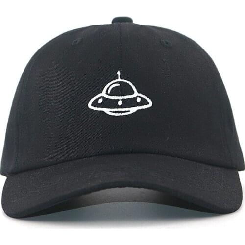 UFO embroidery fashion baseball cap men 100% cotton adjustable hip hop dad hat women unstructured new sports snapback hat