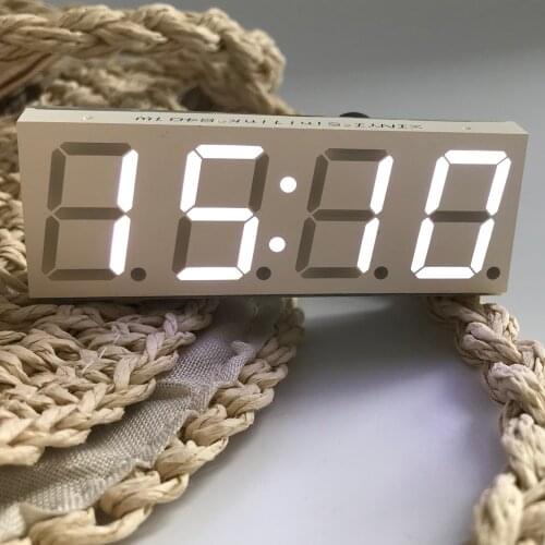 XY- Clock WiFi Time Service Digital Clock Module DIY Wifi LED Alarm Clock 4 Digit Display Wireless APP Control 12/ 24H