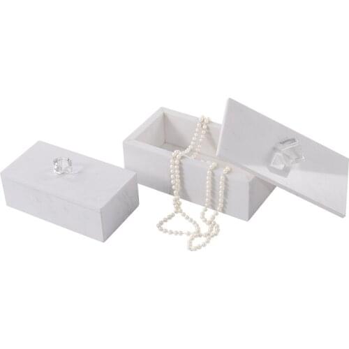 Marble Cover Jewelry Box Modern Minimalist Bathroom Toilet Decoration Ornaments Baking Accessories Cake Stand