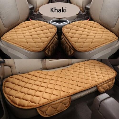 For 5 Seat Car Front And Back Seat Covers Protector Mat Auto Seat Cushion Fit Most Non-Slip Keep Warming Interior Accessories