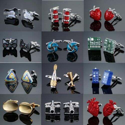 DY New high quality brass material fashion design classic style Mens French shirt Cufflinks free shipping