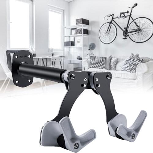 Horizontal Bicycle Bike Wall Mount Hanger Bike Hook Holder Storage Rack Garage Organizer Utility Hooks Heavy Duty Garage Storage