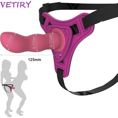 Lesbian Strapon Dildo Panties Silicone Anal Plug Adult Sex Toys for Woman Couples Strap-on Dildo Harness Belt Sex Products