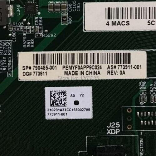 790485-001 773911-001 server motherboard for ProLiant DL80 Gen9 Tested working