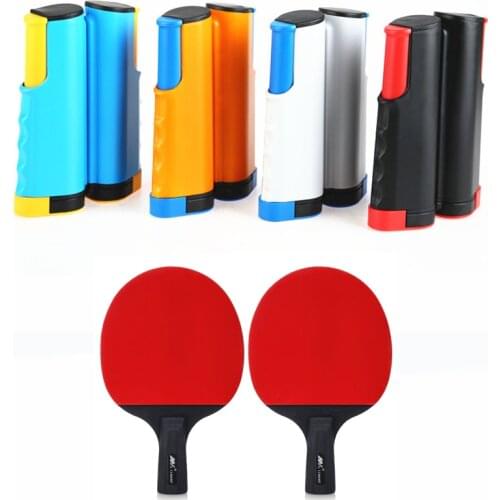 Professional Table Tennis Sports Trainning Set Racket Blade Mesh Net Ping Pong Student Sports Toy Equipment Simple Portable