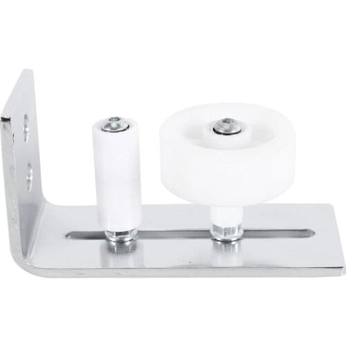 Stainless Steel Adjustable Wall Mount Stay Roller Barn Door Floor Guide for Barn Door Hardware