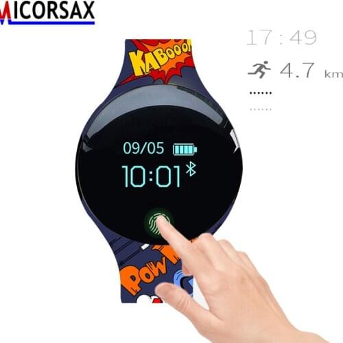 New Smart Wristband Sport Fitness Watches Children Kids Bracelet Activity Tracker Band Wearable Device Better Than Fit-Bit H8