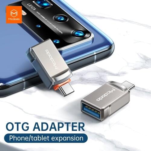 MCDODO USB3.0 to Type C OTG Adapter Female Cable Converter for Huawei P40 P30 Macbook pro Air OTG USB C Cable Charging Data Sync