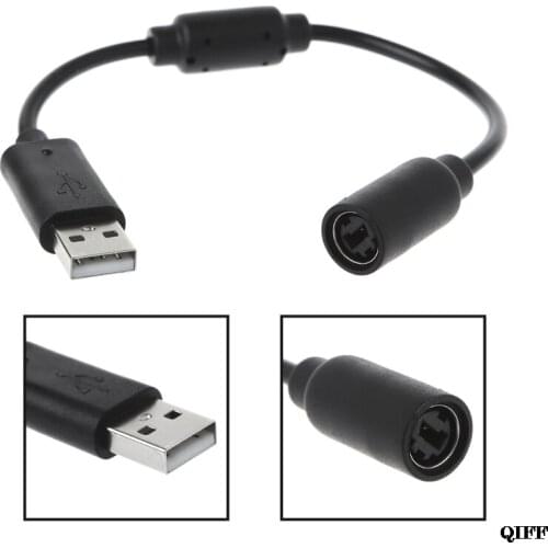 Drop Ship&Wholesale USB Breakaway Cable Adapter Cord Replacement For Xbox 360 Wired Game Controller APR28