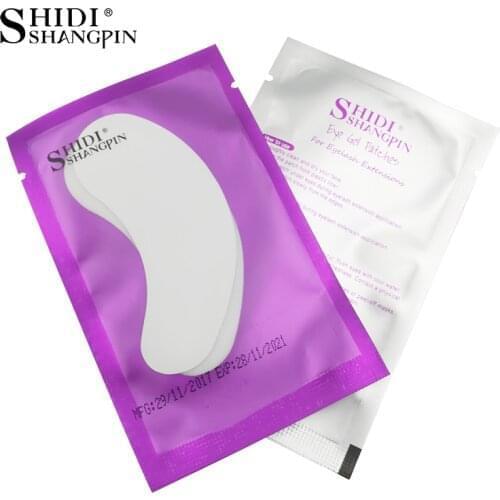 SHIDISHANGPIN Paper Eyelashes Patches Under Eye Pads Lash Eyelashes Extension Paper Patches Eye Tips Sticker Wraps Make Up Tool