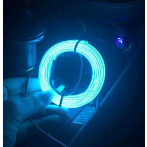 Styling car 3 meters interior EL cold light neon car decoration for Subaru Forester Outback Legacy Impreza XV BRZ