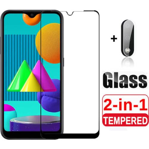 Full Cover Samsun M01 Protective Glass For Samsung Galaxy M01 Camera Glass Protector Samsang M01 M 01 M015F Shockproof Hard Film