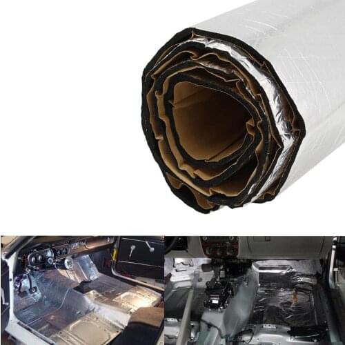 100x 250cm Car Noise Deadener Mat Foil Shield Deadener Insulation Mat Aluminum Cotton Car-Styling