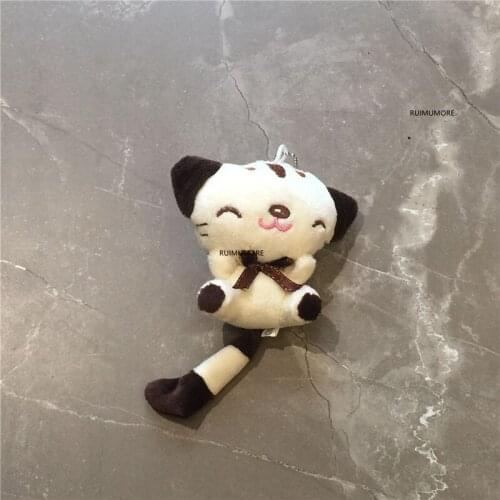 20pcs wholesale 7CM Approx. Cute Cat Stuffed Plush toy doll ; key chain Pendant Kids Gift Plush Toys