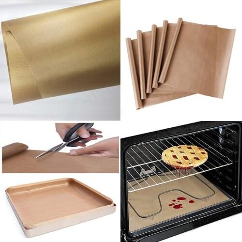 5Pc Fabric Non Stick Baking Tray Mat Oilpaper for Cookie Biscuit Macaron Cake Pastry Oil Paper Oven Oilcloth Pastry Baking Tools