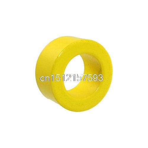 64mm x 31mm x 26mm Yellow White Iron Core Power Inductor Ferrite Ring