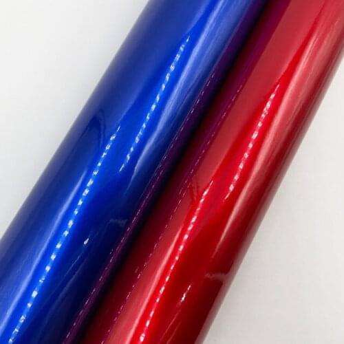 Car styling Red Blue Glossy Metallic Glitter Car Sticker for car wraps Glossy Candy Vinyl Film car decals