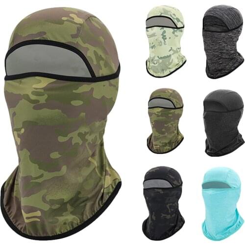 Balaclava Full Face Mask Summer Hiking Cycling Hunting Military CS Bandana Scarf Breathable Sun-proof Head Cover Scarf